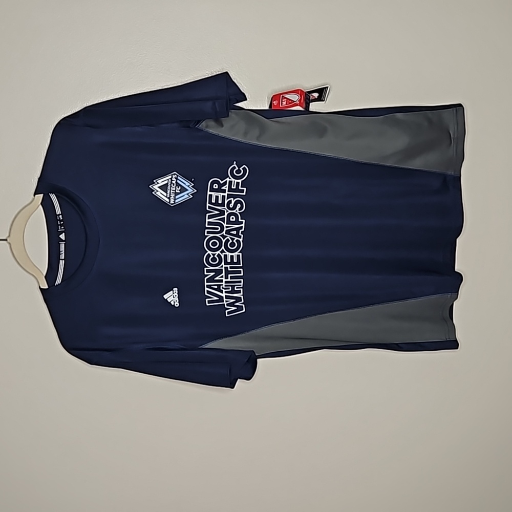 NEW | ADIDAS | VANCOUVER WHITECAPS | PERFORMANCE TEE | SIZE LARGE